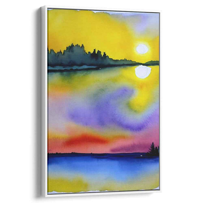 Whispers Of Rainbow Symphony: A Surreal Watercolor Dreamscape