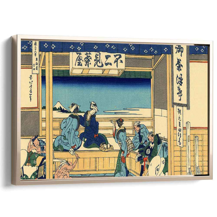 Yoshida at Tokaido by Katsushika Hokusai