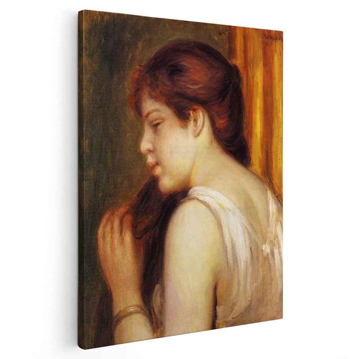 Young Girl Combing Her Hair (1892) by Pierre-Auguste Renoir