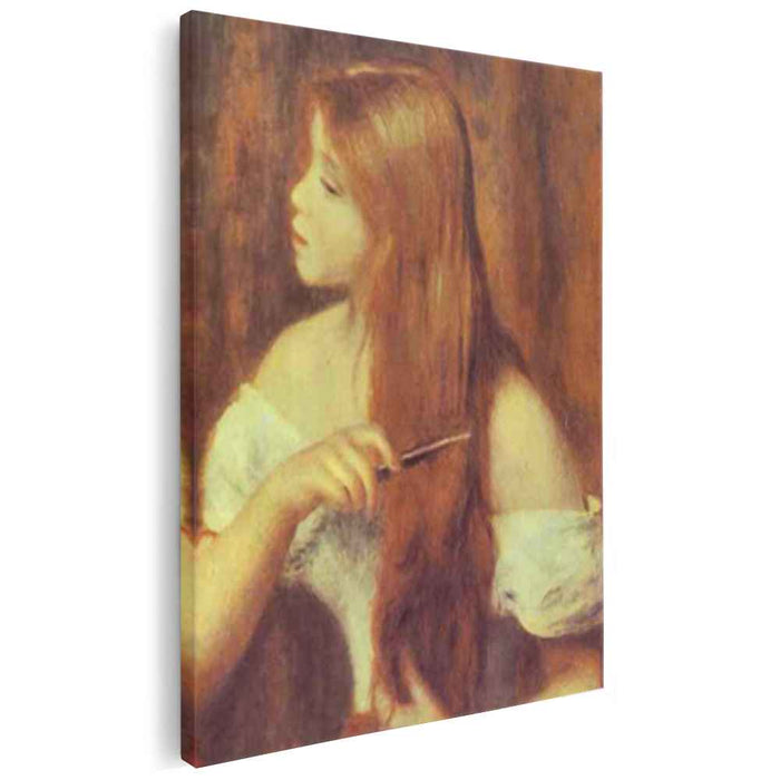 Young Girl Combing Her Hair (1894) by Pierre-Auguste Renoir