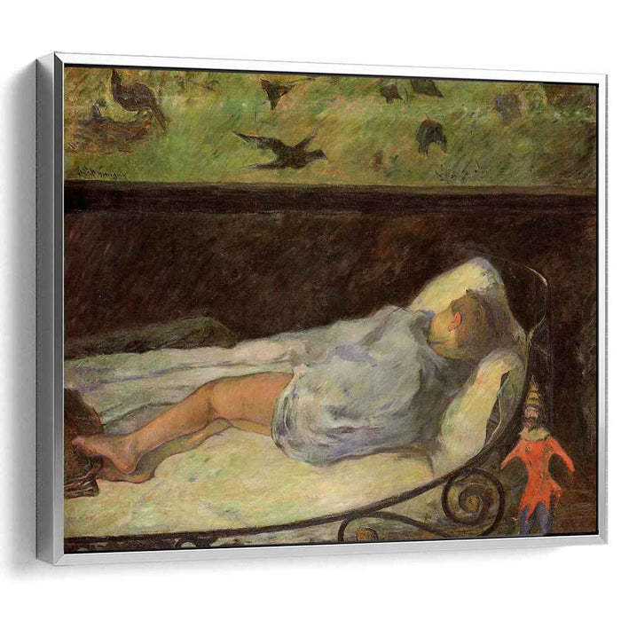 Young Girl Dreaming (Study of a Child Asleep) (1881) by Paul Gauguin