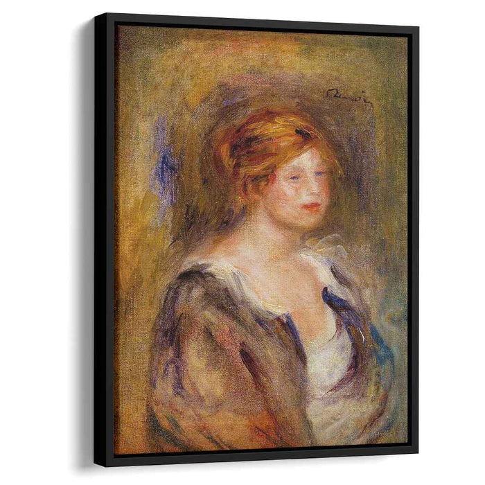 Young Girl in Blue (Head of a Blond Woman) (1909) by Pierre-Auguste Renoir