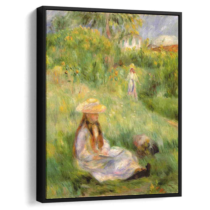 Young Girl in the Garden at Mezy (1891) by Pierre-Auguste Renoir