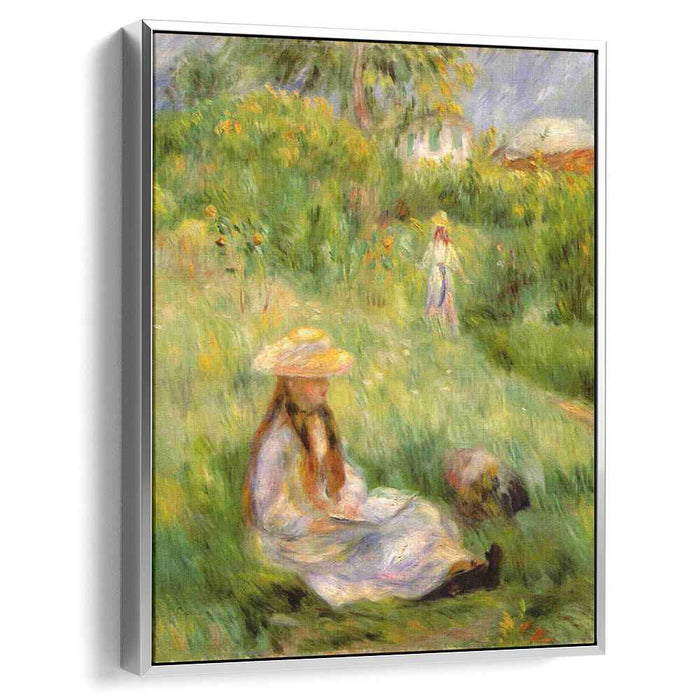 Young Girl in the Garden at Mezy (1891) by Pierre-Auguste Renoir
