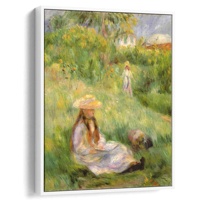 Young Girl in the Garden at Mezy (1891) by Pierre-Auguste Renoir