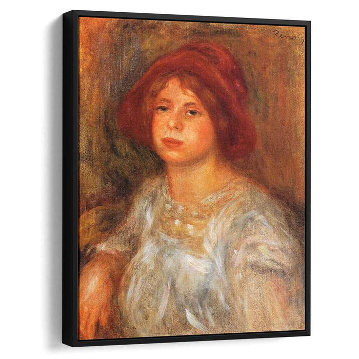 Young Girl Wearing a Red Hat (1913) by Pierre-Auguste Renoir