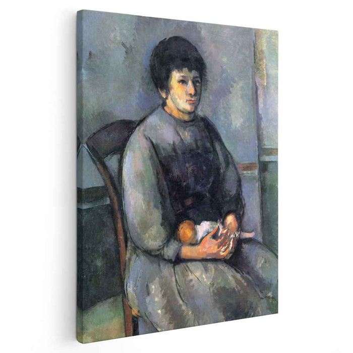Young Girl with a Doll (1902) by Paul Cezanne