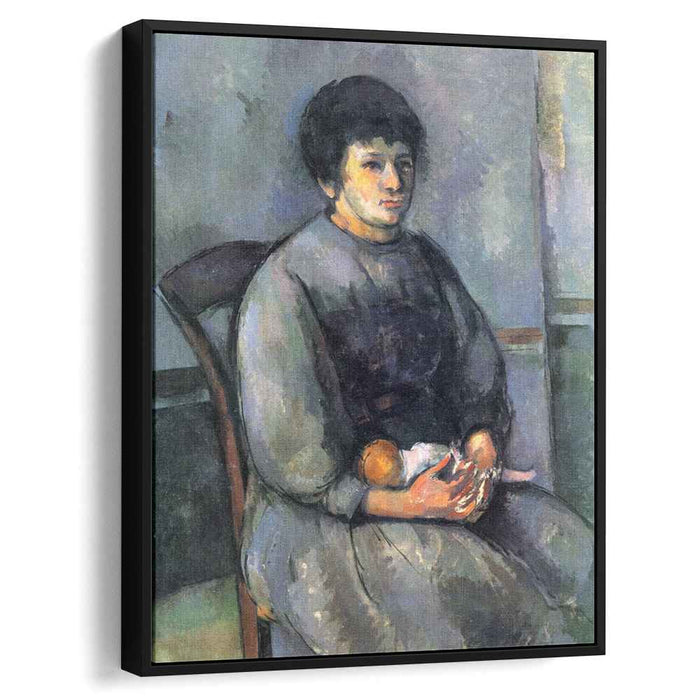 Young Girl with a Doll (1902) by Paul Cezanne