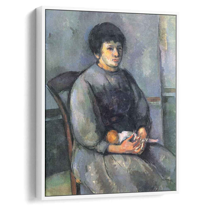 Young Girl with a Doll (1902) by Paul Cezanne