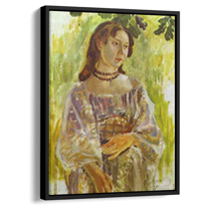 Young Girl with a Necklace (1904) by Victor Borisov-Musatov