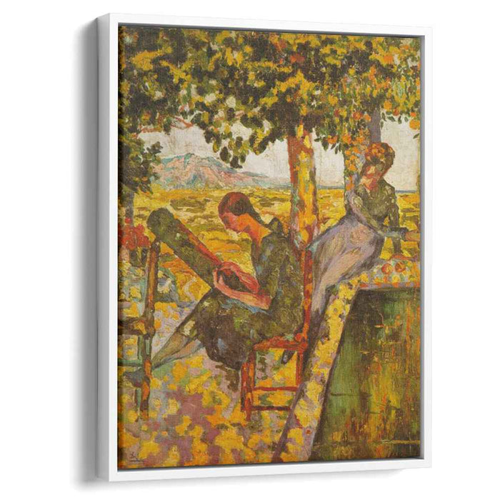 Young Girls in a Garden (1921) by Salvador Dali