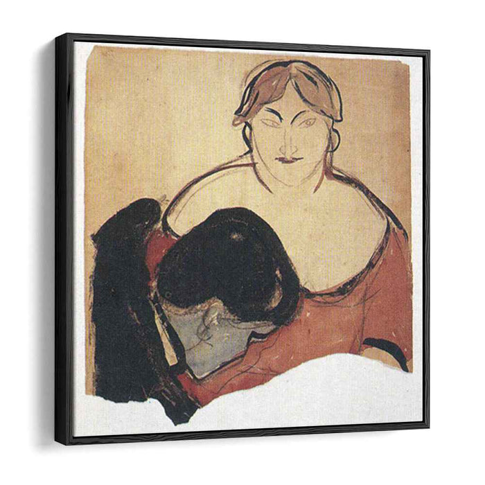 Young Man and Prostitute (1893) by Edvard Munch