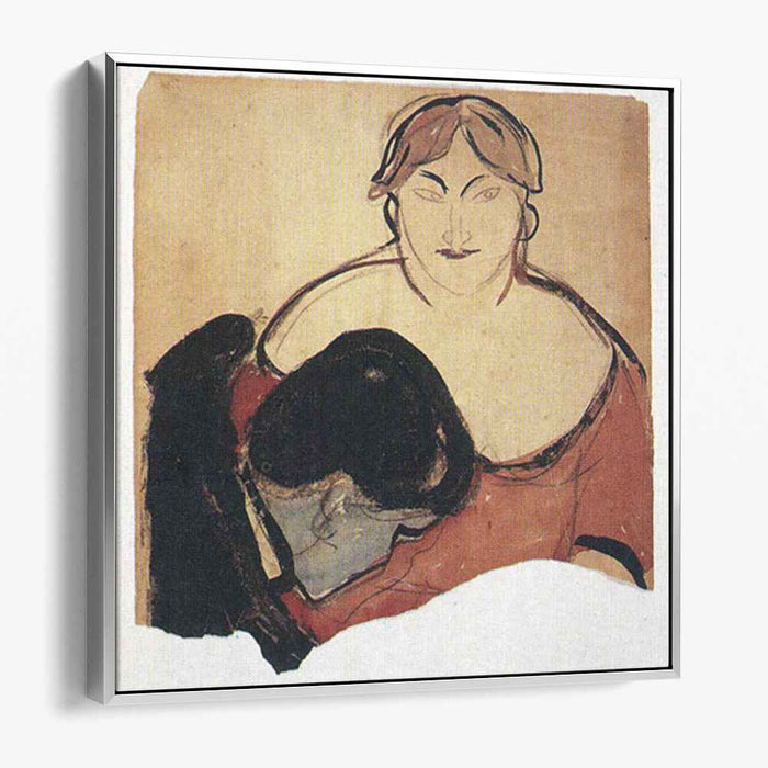 Young Man and Prostitute (1893) by Edvard Munch