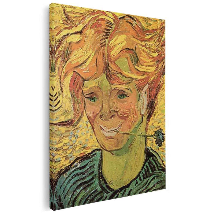 Young Man with Cornflower (1890) by Vincent van Gogh
