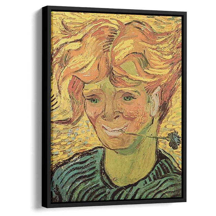 Young Man with Cornflower (1890) by Vincent van Gogh