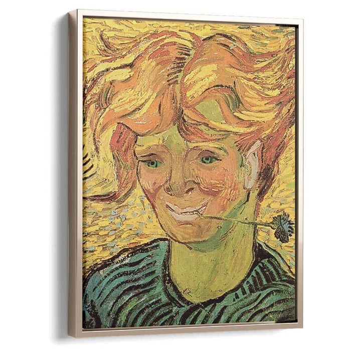 Young Man with Cornflower (1890) by Vincent van Gogh