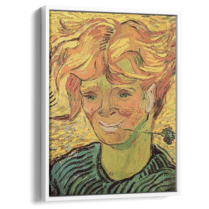 Young Man with Cornflower (1890) by Vincent van Gogh