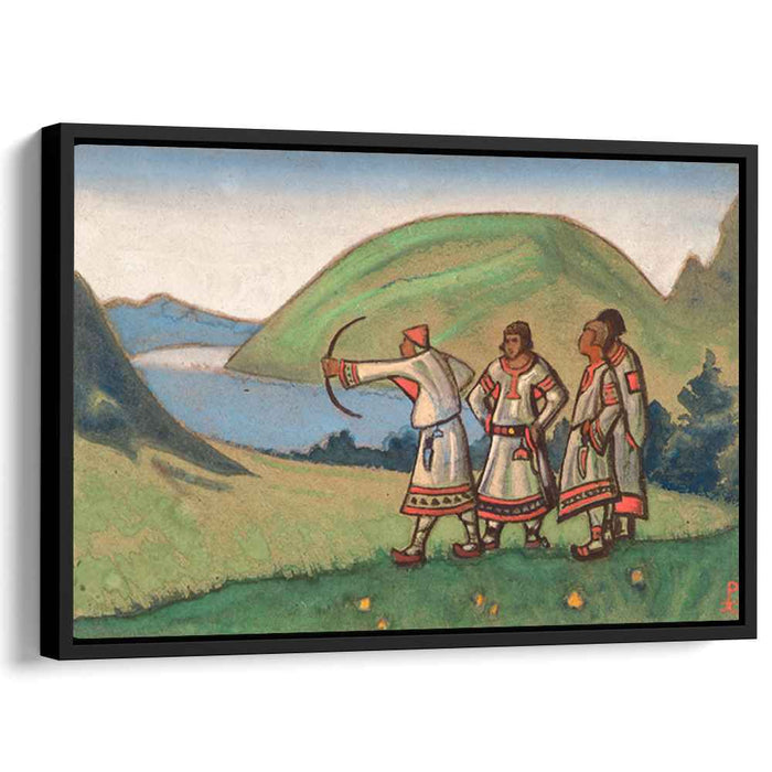 Young men (1944) by Nicholas Roerich