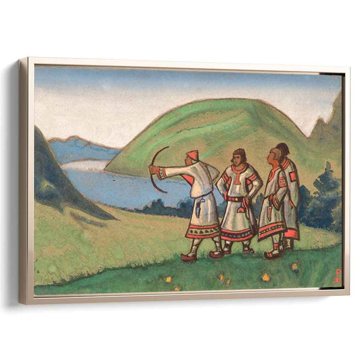 Young men (1944) by Nicholas Roerich