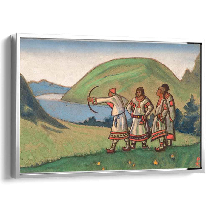 Young men (1944) by Nicholas Roerich