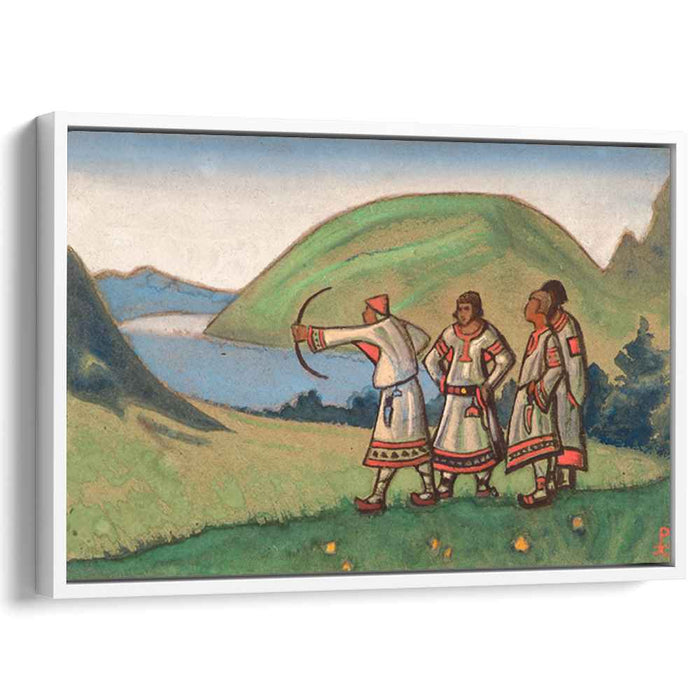 Young men (1944) by Nicholas Roerich