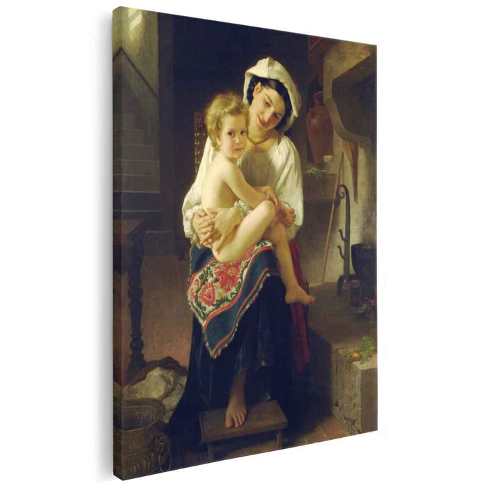 Young Mother Gazing At Her Child (1871) by William-Adolphe Bouguereau