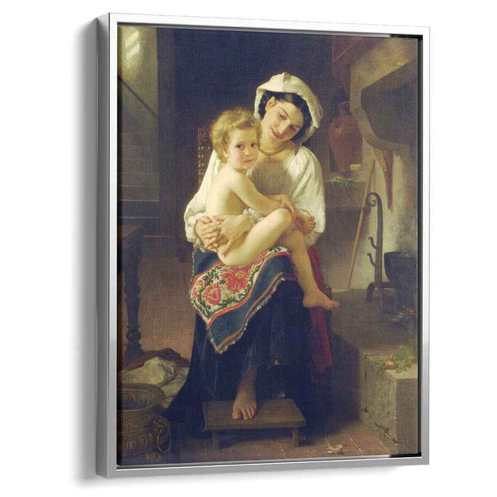 Young Mother Gazing At Her Child (1871) by William-Adolphe Bouguereau