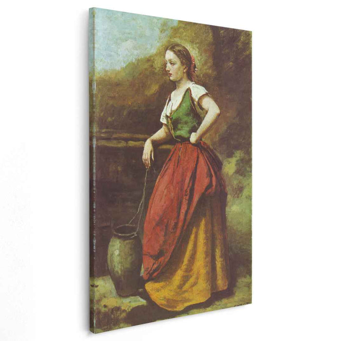 Young Woman at the Well (1870) by Camille Corot