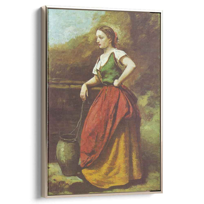 Young Woman at the Well (1870) by Camille Corot