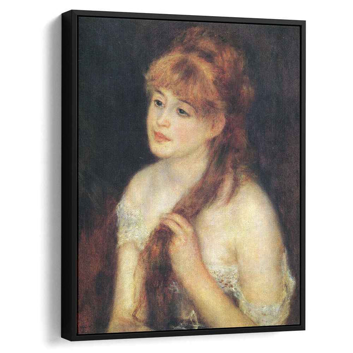 Young Woman Braiding Her Hair (1876) by Pierre-Auguste Renoir