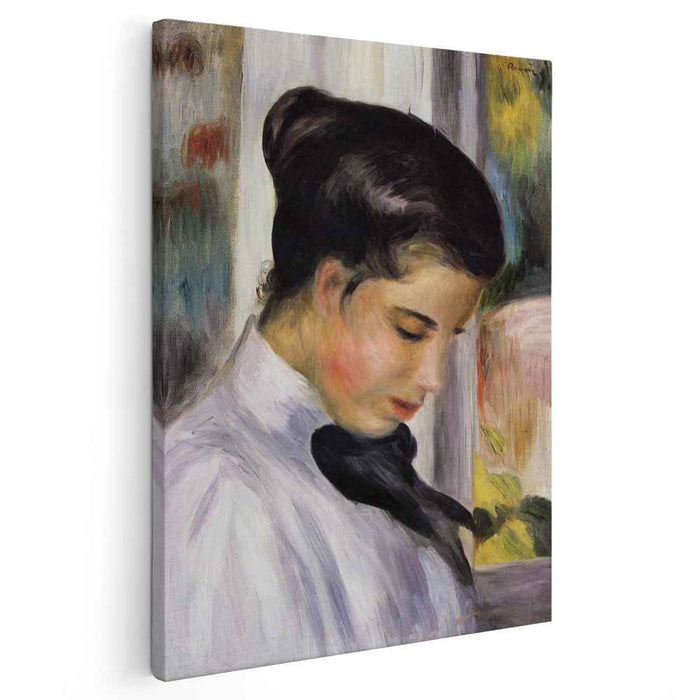 Young Woman in Profile (1897) by Pierre-Auguste Renoir