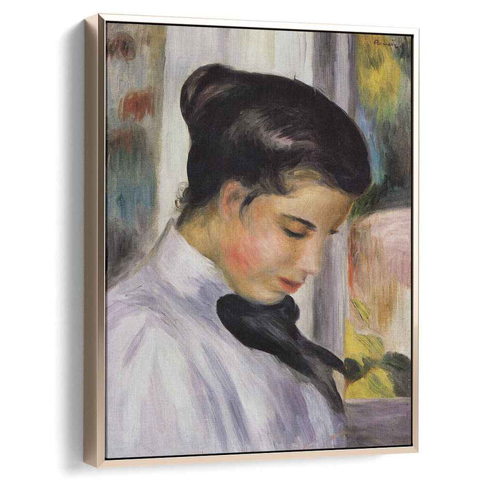 Young Woman in Profile (1897) by Pierre-Auguste Renoir