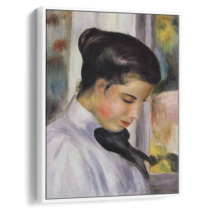 Young Woman in Profile (1897) by Pierre-Auguste Renoir