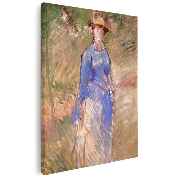 Young woman in the garden (1882) by Edouard Manet