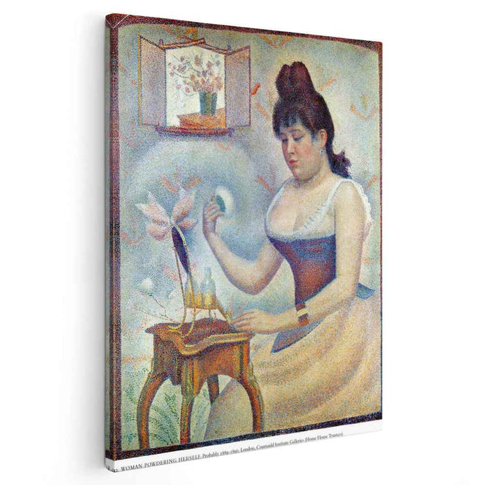 Young Woman Powdering Herself (1890) by Georges Seurat