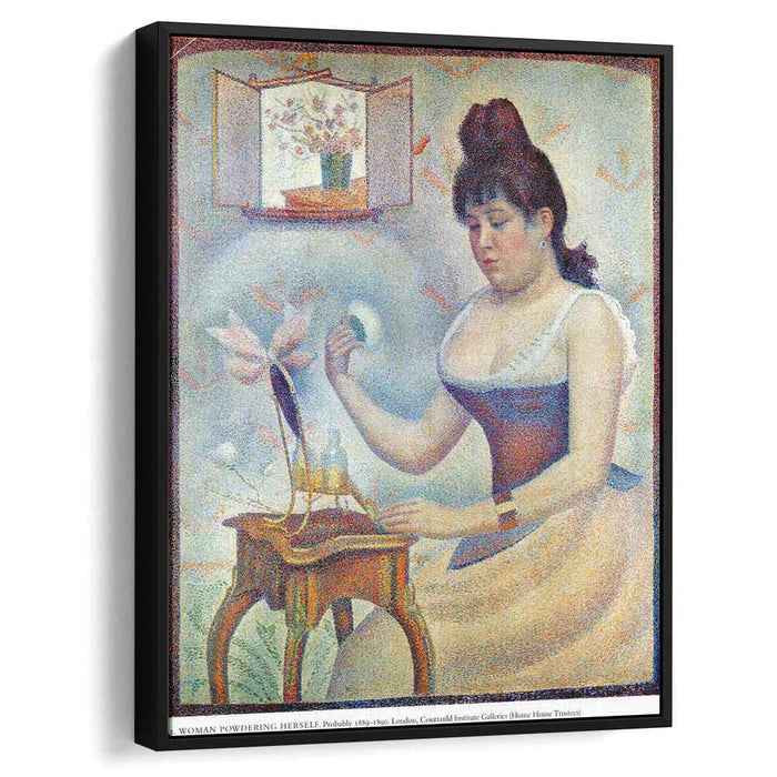 Young Woman Powdering Herself (1890) by Georges Seurat