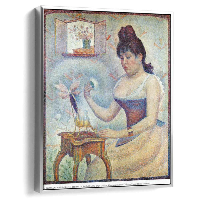 Young Woman Powdering Herself (1890) by Georges Seurat