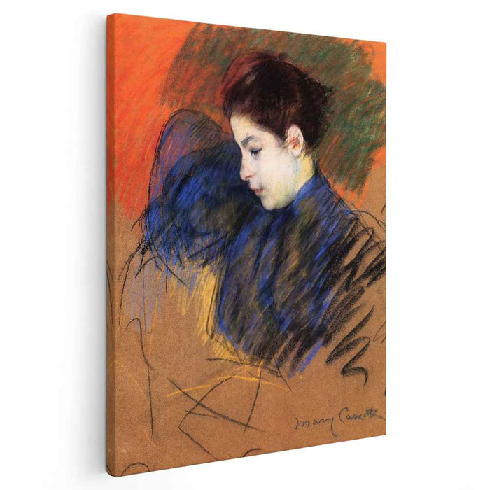 Young Woman Reflecting (1894) by Mary Cassatt