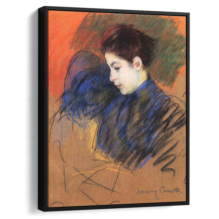 Young Woman Reflecting (1894) by Mary Cassatt