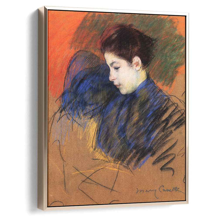 Young Woman Reflecting (1894) by Mary Cassatt