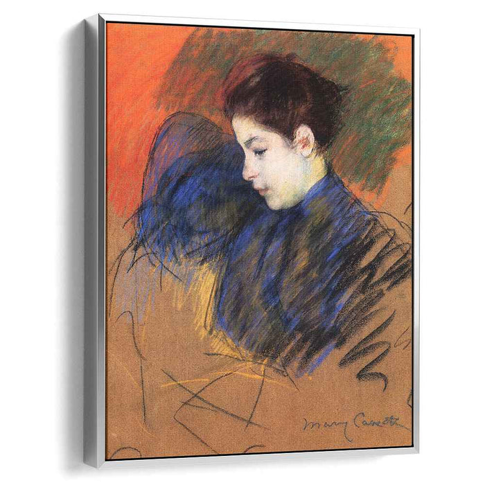 Young Woman Reflecting (1894) by Mary Cassatt