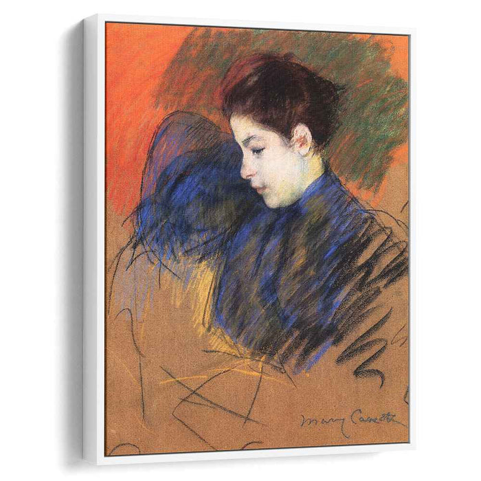 Young Woman Reflecting (1894) by Mary Cassatt