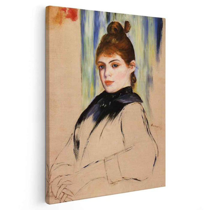 Young Woman with a Bun in Her Hair (1882) by Pierre-Auguste Renoir