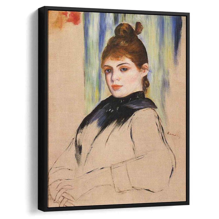 Young Woman with a Bun in Her Hair (1882) by Pierre-Auguste Renoir
