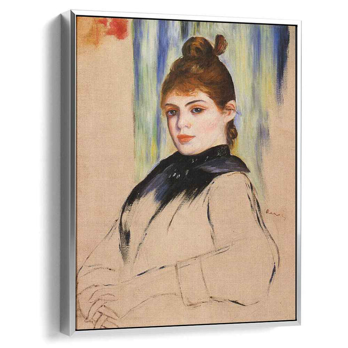 Young Woman with a Bun in Her Hair (1882) by Pierre-Auguste Renoir