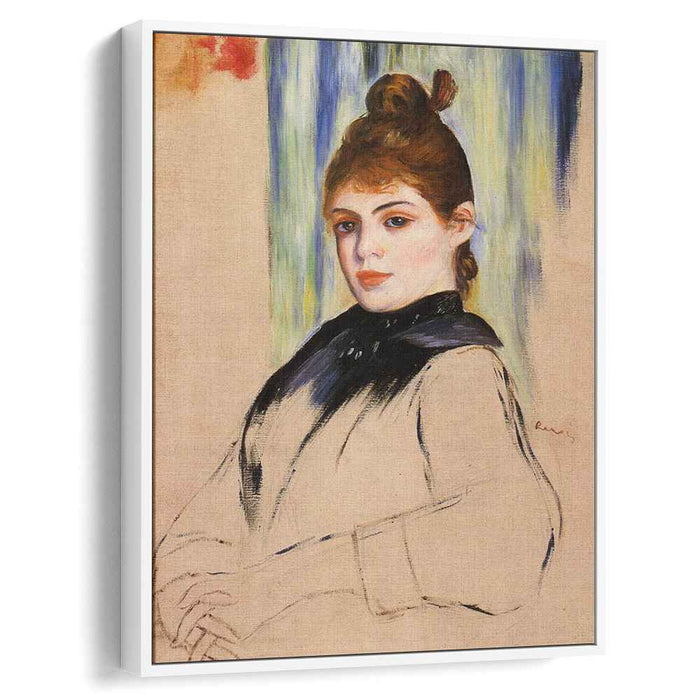 Young Woman with a Bun in Her Hair (1882) by Pierre-Auguste Renoir