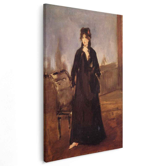 Young woman with a pink shoe (Portrait of Berthe Morisot) (1868) by Edouard Manet