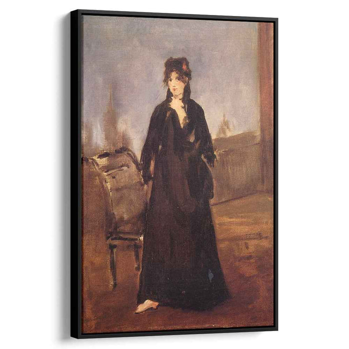 Young woman with a pink shoe (Portrait of Berthe Morisot) (1868) by Edouard Manet