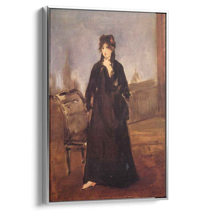 Young woman with a pink shoe (Portrait of Berthe Morisot) (1868) by Edouard Manet