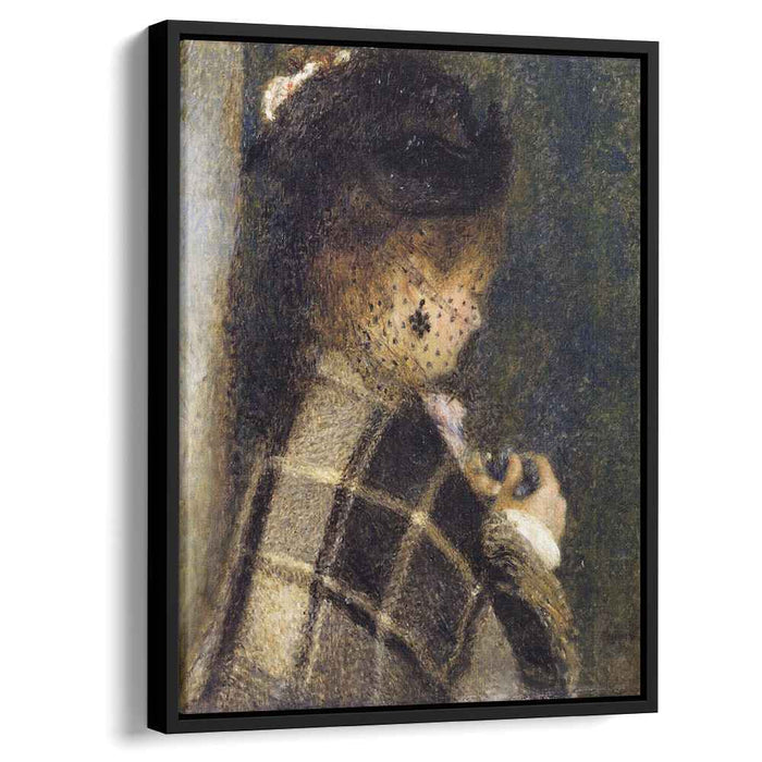 Young Woman with a Veil (1877) by Pierre-Auguste Renoir